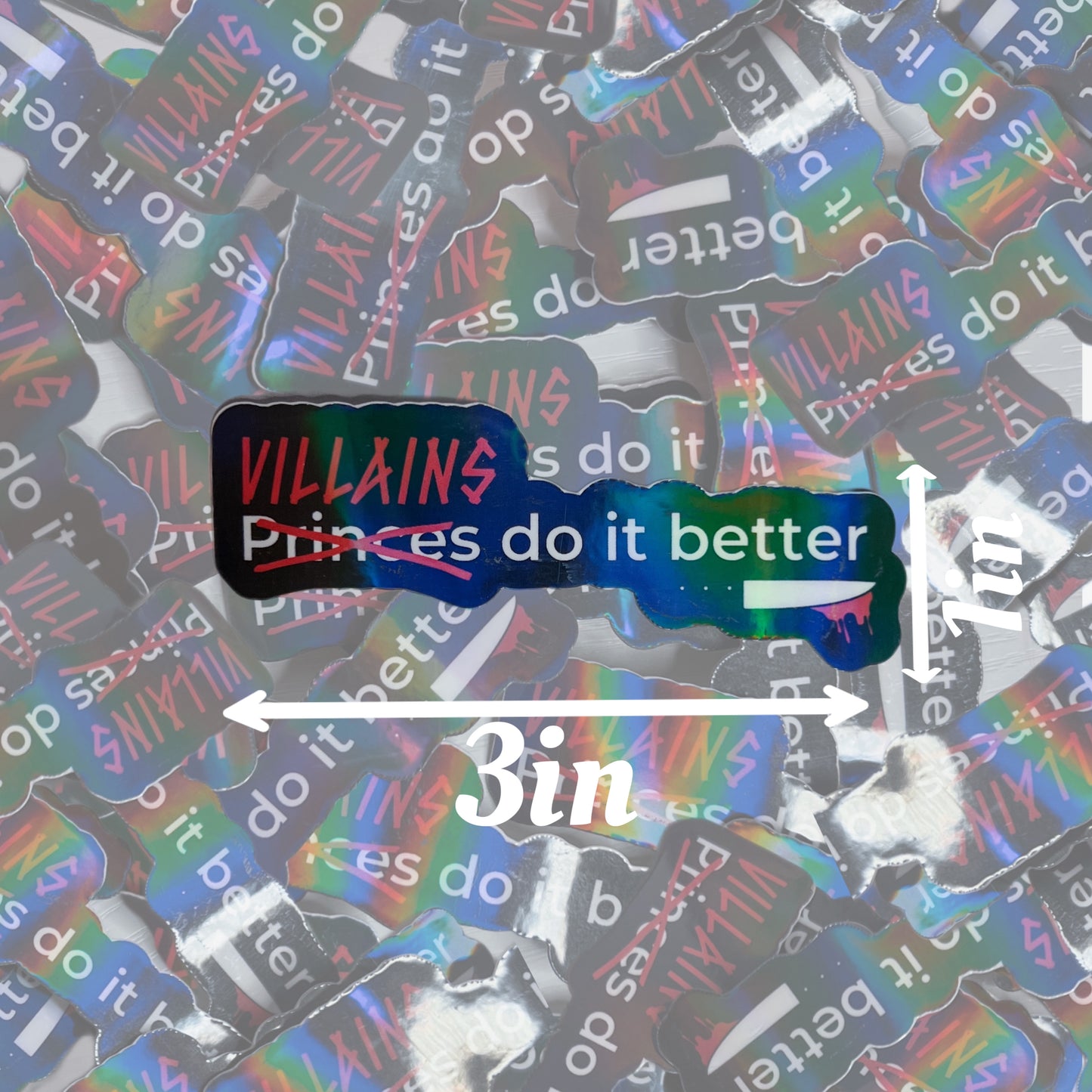 Villains do it better Sticker