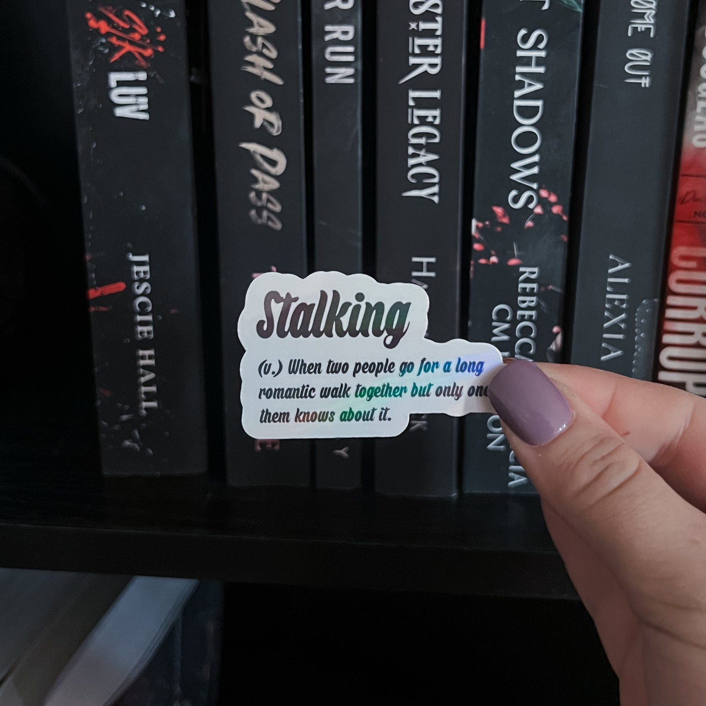 Stalking Definition Sticker