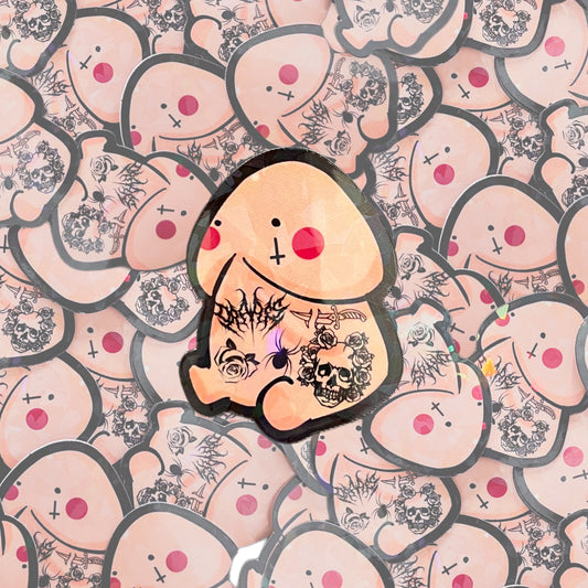 Tattooed Peen Sticker