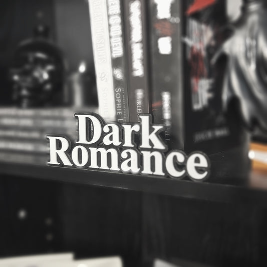 Dark Romance Bookshelf Plate