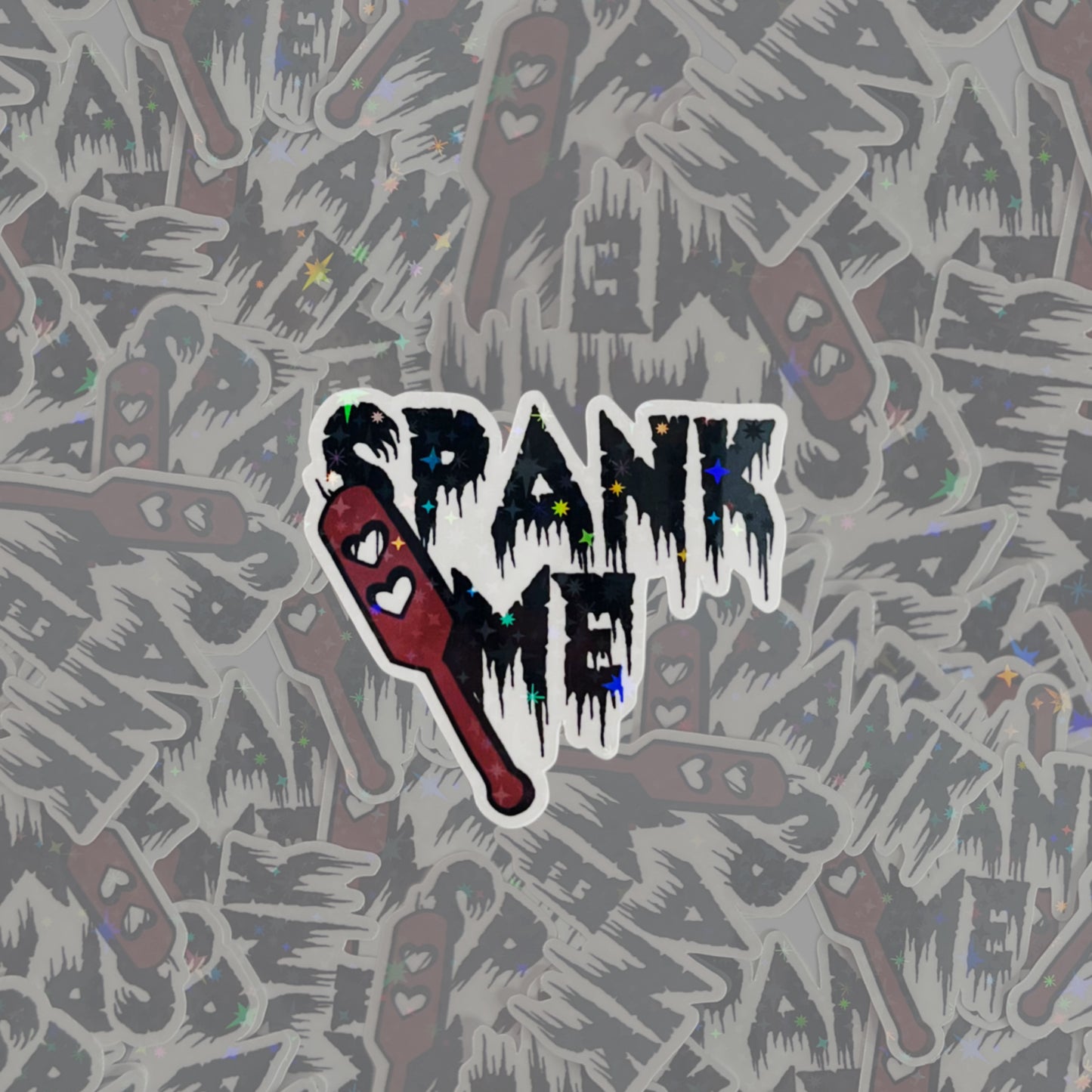 Spank me sticker