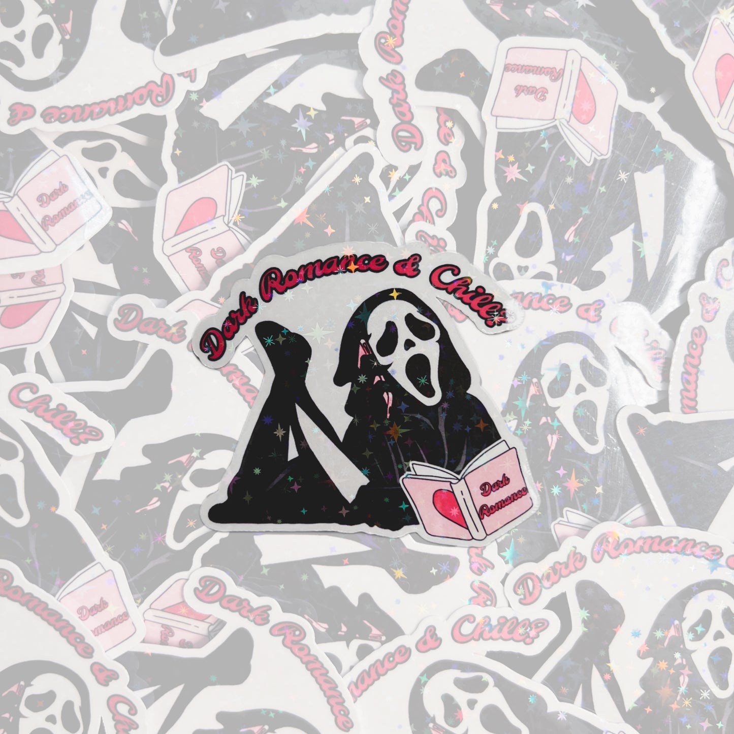 Ghostface themed stickers pack