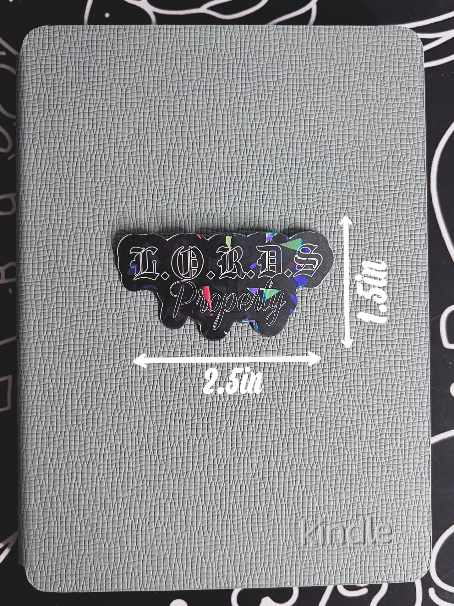 L.O.R.D.S Property Book Sticker