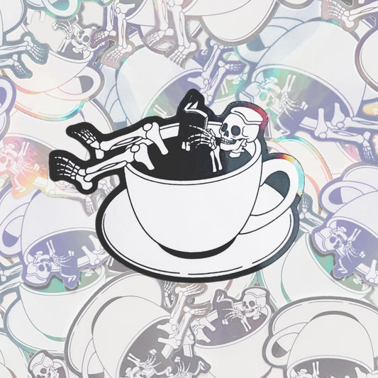 Coffee & Read Sticker