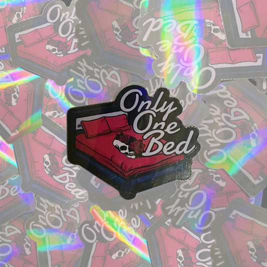 Only One Bed Sticker