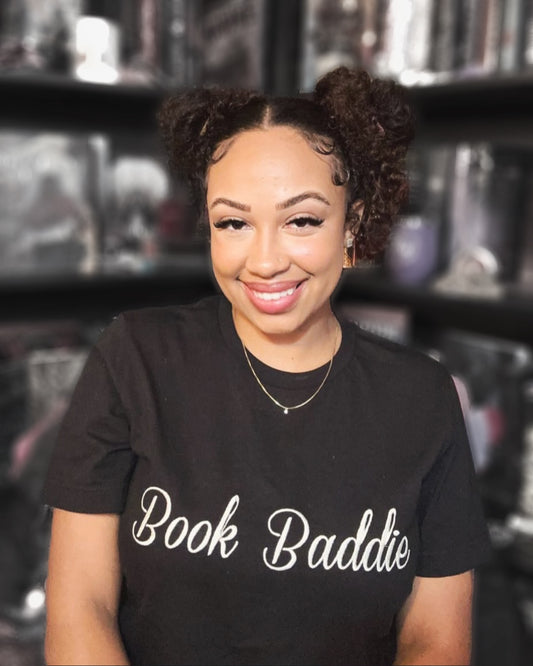 Book Baddie Embroidered Crewneck T-Shirt