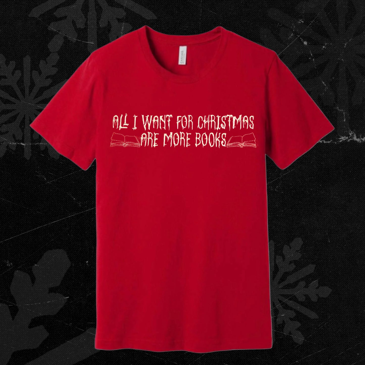 All I Want For Christmas Embroidered Crewneck T-Shirt