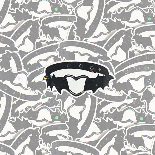 Bat collar Sticker