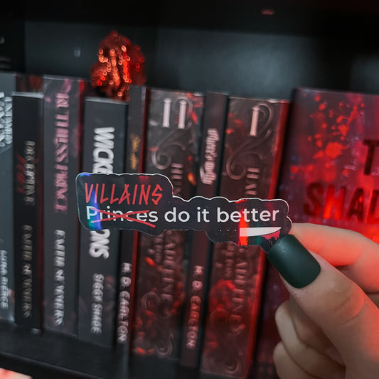 Villains do it better Sticker