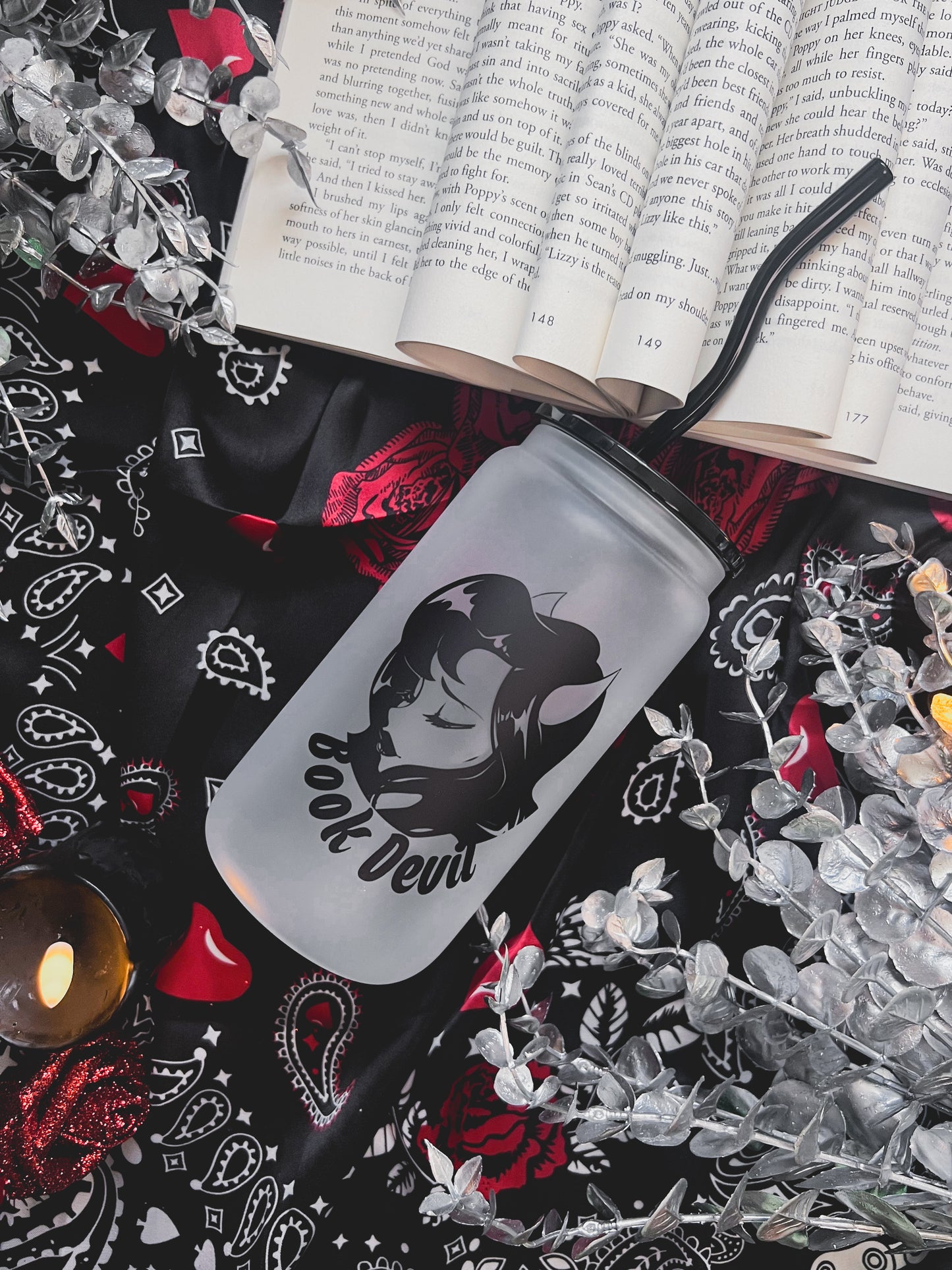 Book Devil Frosted Tumbler